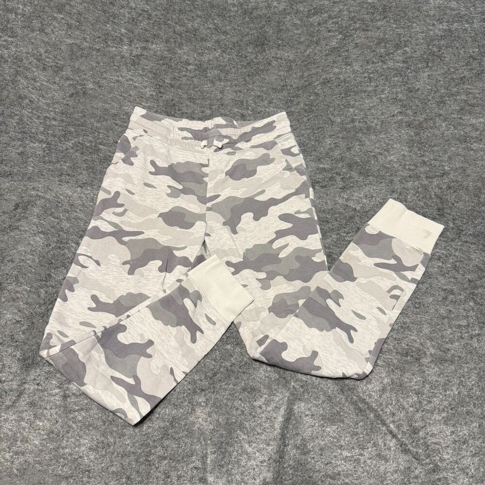 Old Navy Boys Camo Jogger Pants Size XL Grey Warmers Leggings Athletic 13/14